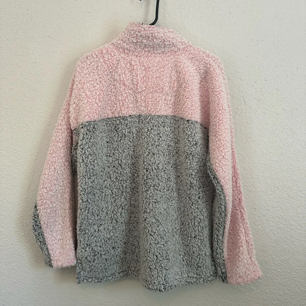 NWT Sherpa Pullover Pink Size M - Image 2