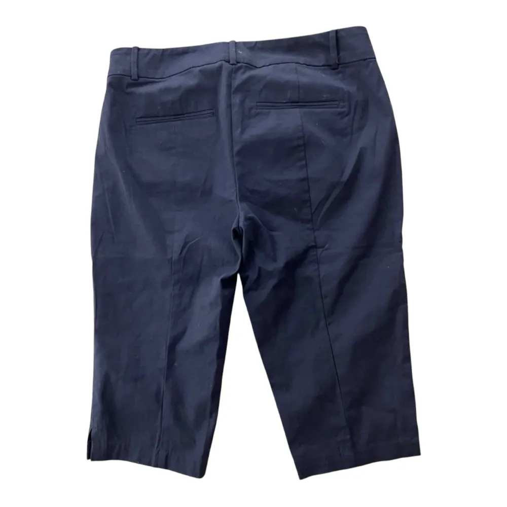 Ann Taylor Size 6 Bermuda shorts like new. Color is navy, like new - Image 2