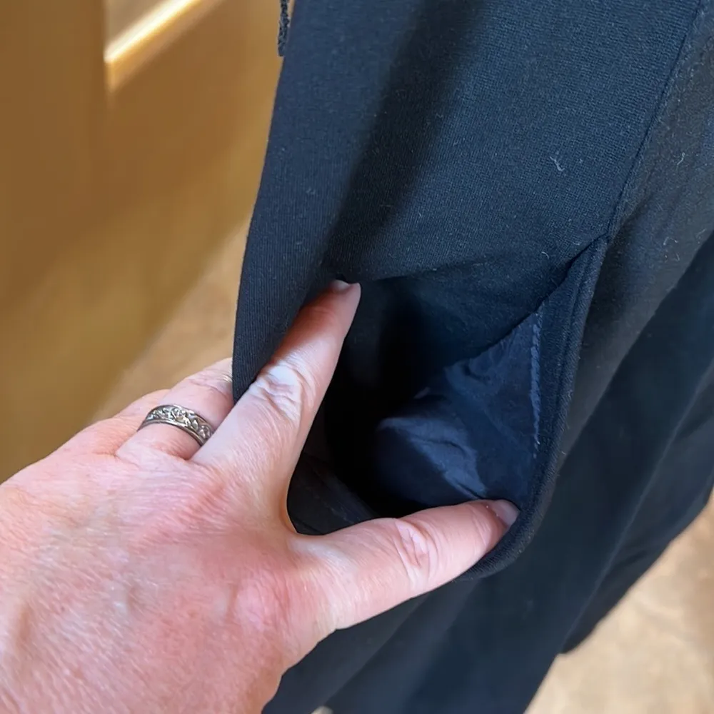 Etcetera Black sleeveless dress- with cowl neck- Size 10 - Image 6