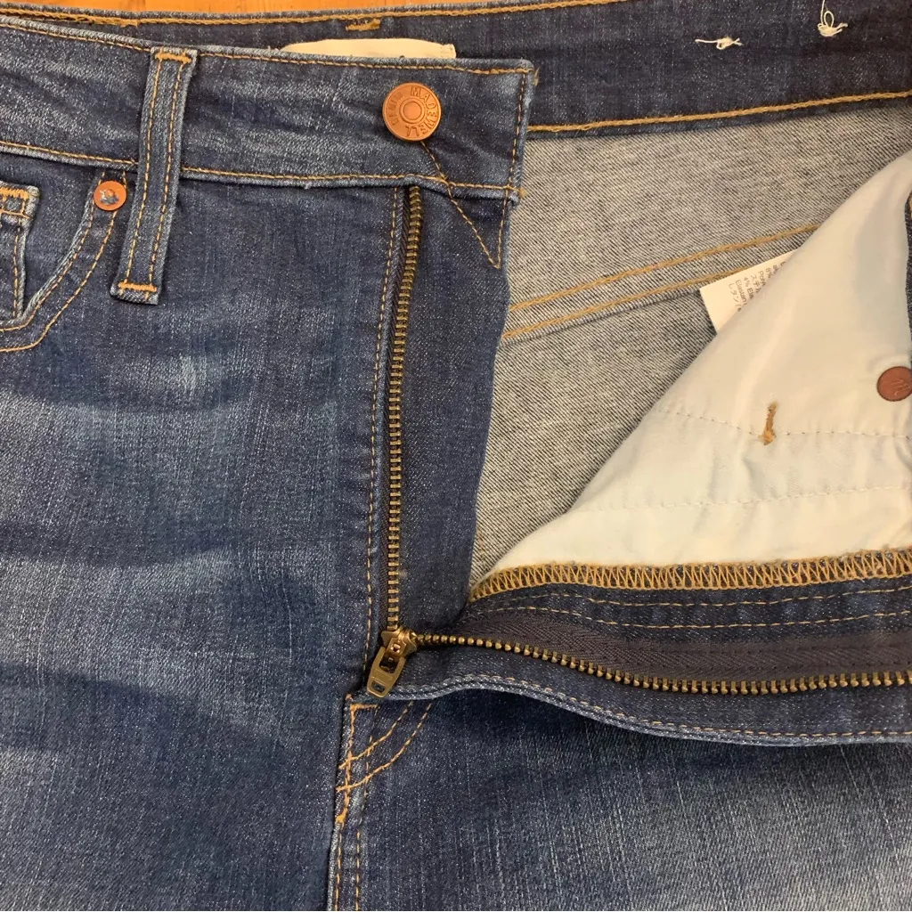 EUC Madewell Curvy High Rise Skinny Jeans Size 29 - Image 3