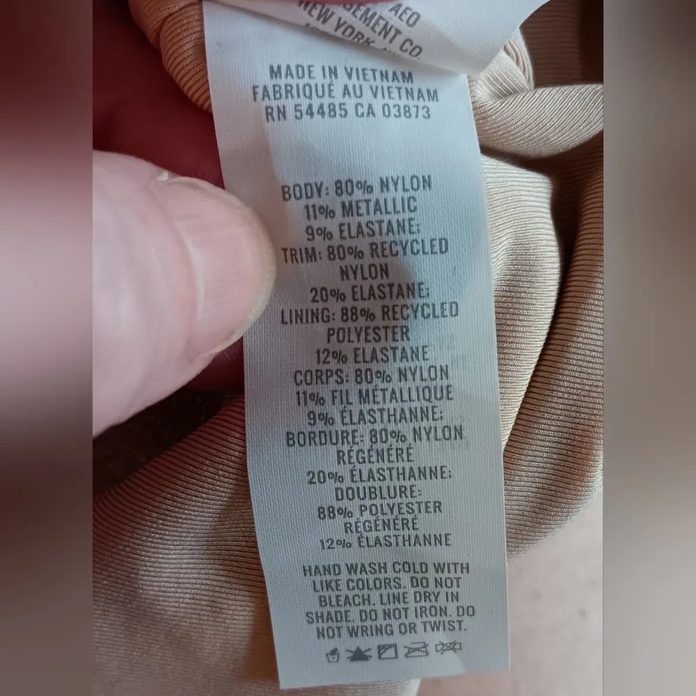 AERIE-Shine Cut Out Halter One Piece Swimsuit-Sz.Large-NWOT! NEVER WORN! - Image 11