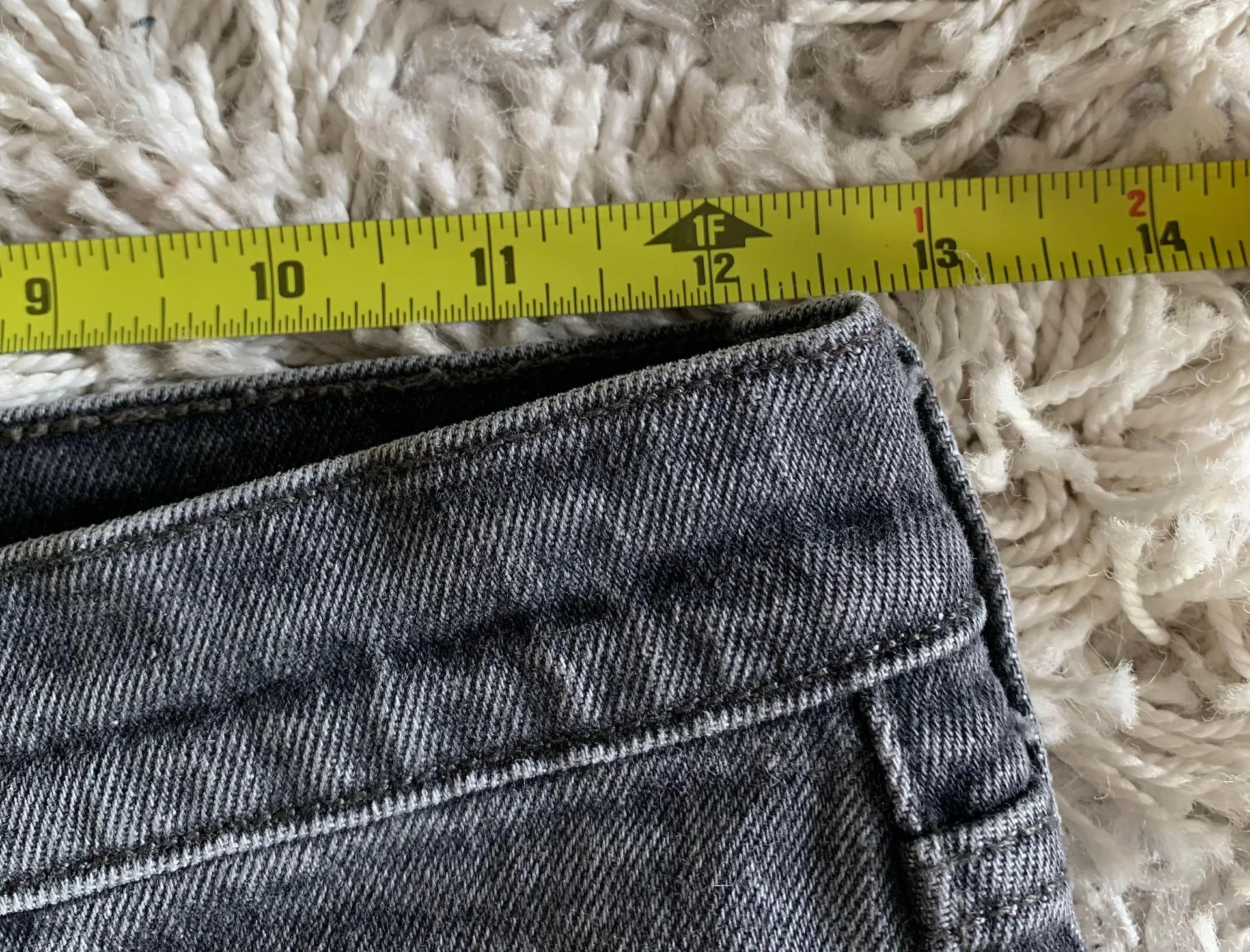 Black/Grey  501 Bejeweled Rock Stud High Waisted Jeans - Image 11