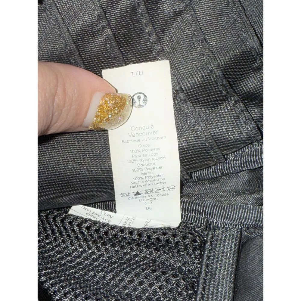 Womens Lululemon Sherpa Top Access Crossbody Bag Black Sherpa Faux Fur Size OS - Image 8