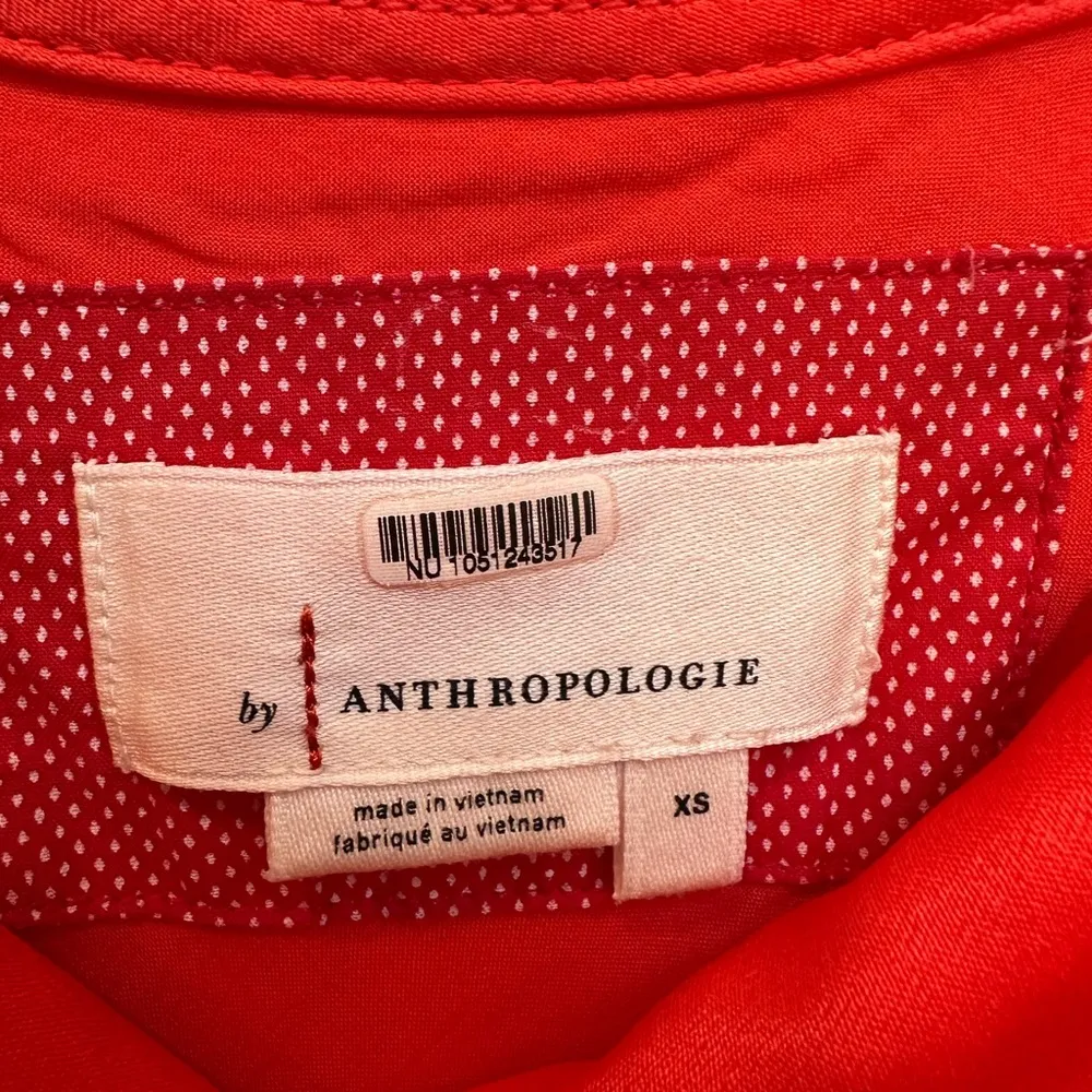 Anthropologie Bias Slip Dress in Orange Lyst Elegant Formal Cocktail Size XS - Image 10