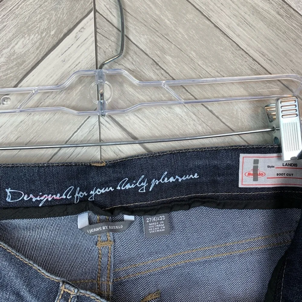 Buffalo David Bitton Bootcut👖Landis Cut Denim Jeans size 27/33/size 4 Blue - Image 6