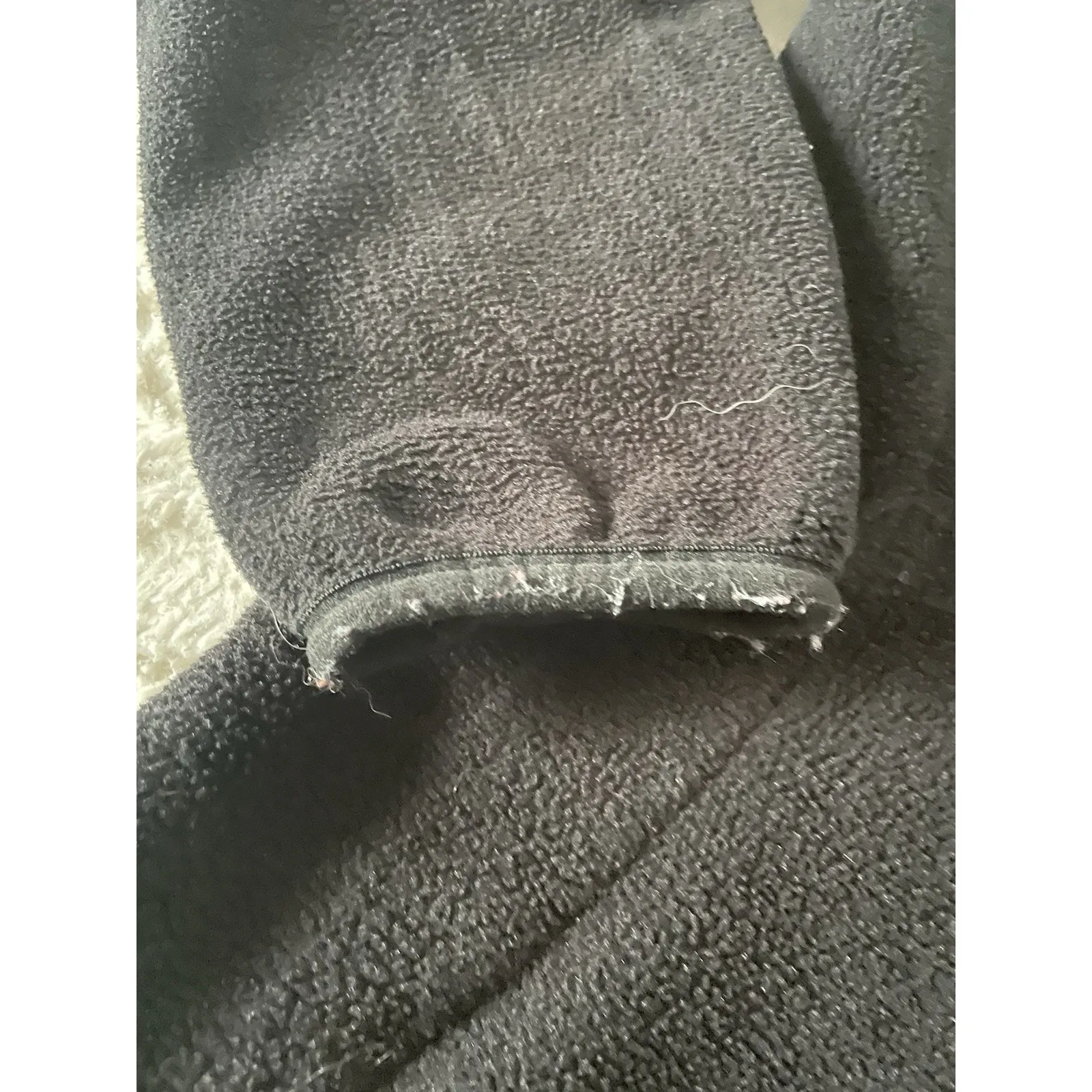 The North Face Solid Black Full Zip Denali Fleece Coat Jacket Small S - Image 5