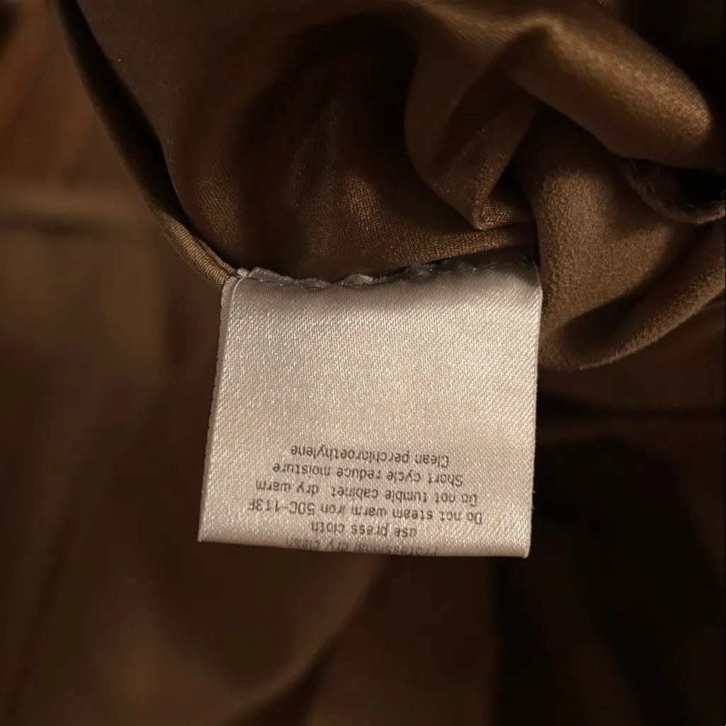 vintage Giorgio Armani Black Label Blazer Tan Brown Single Breasted Front Pocket - Image 5