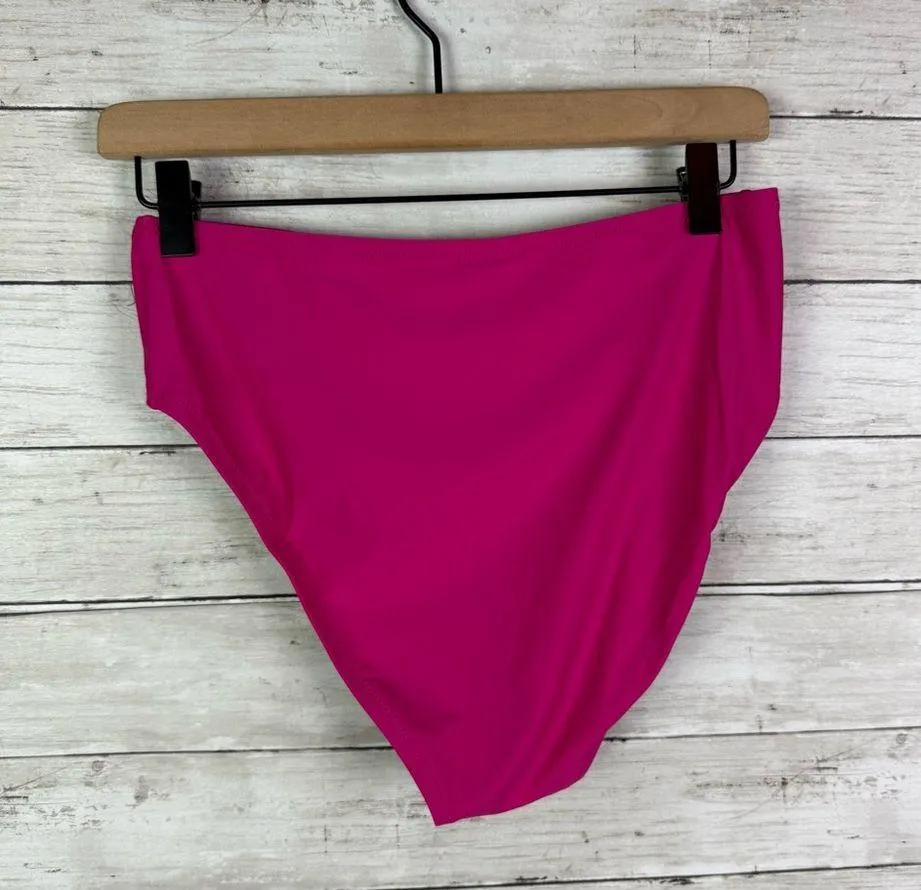 J Crew Hallie Bikini Bottoms Pink Size XS - Image 5
