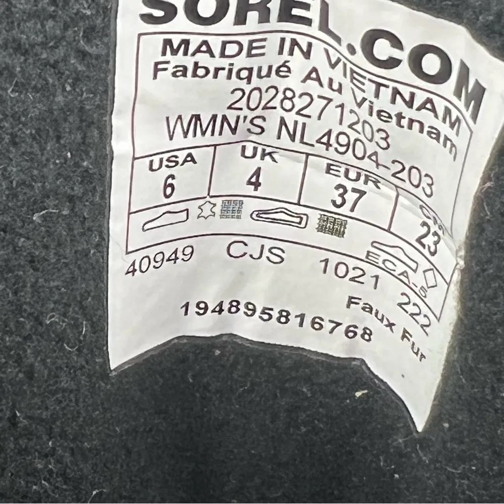 Sorel Women's Kinetic Breakthru Conquest Sneaker Boot US6 New Cinder Bloodstone - Image 7