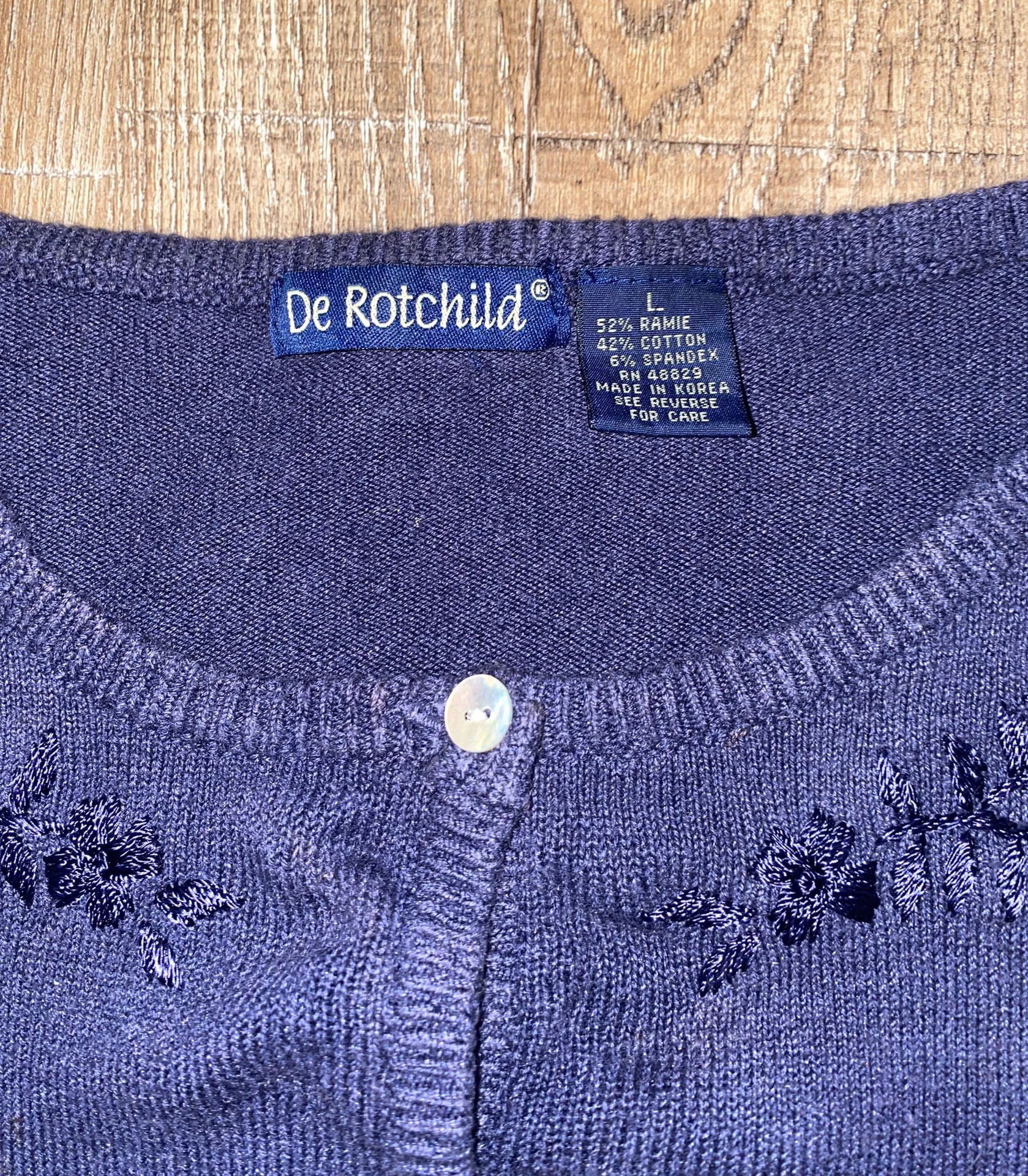 Button Up Cardigan Sweater Jacket Shirt Top - Image 4