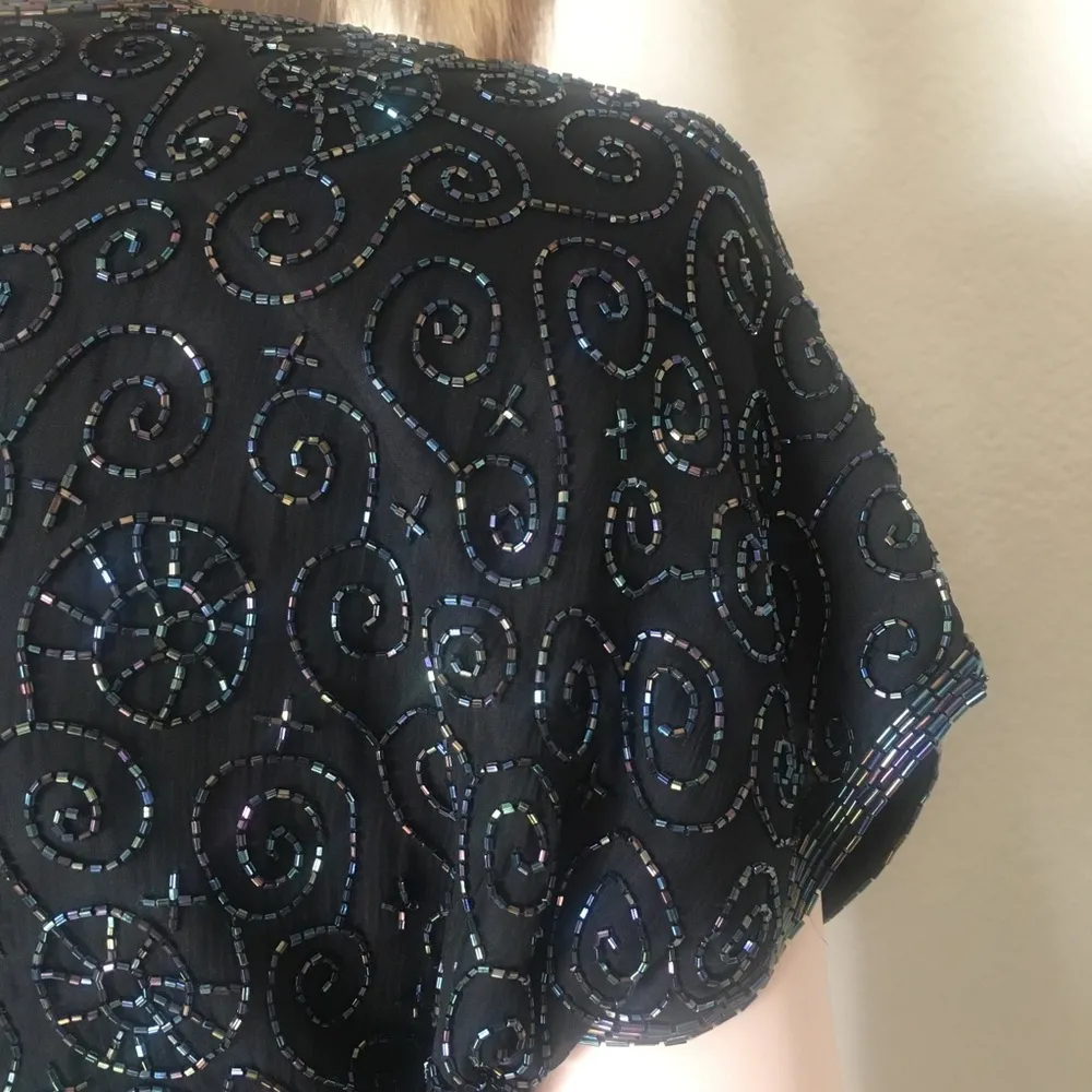 Vintage Beaded Formal Dress Size undefined - Image 5