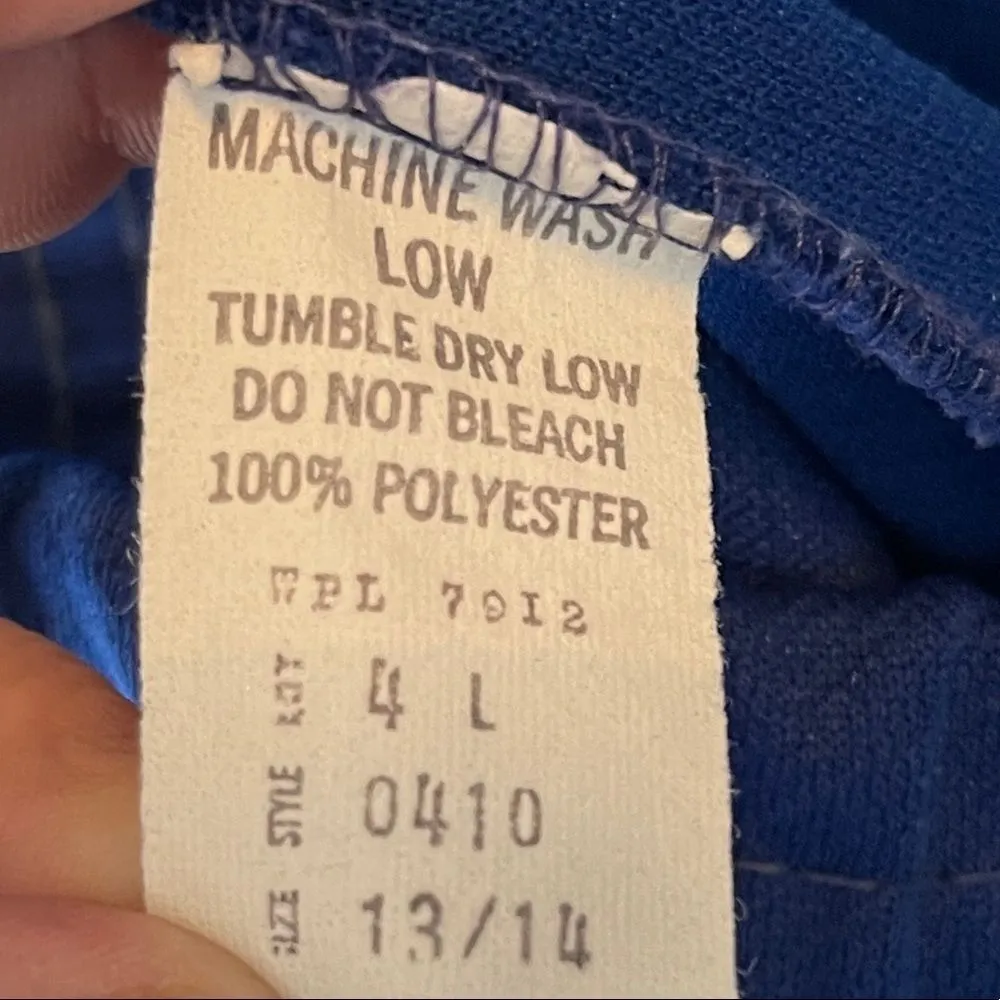 Vintage‎ Pantsuit Blue White Size undefined - Image 14