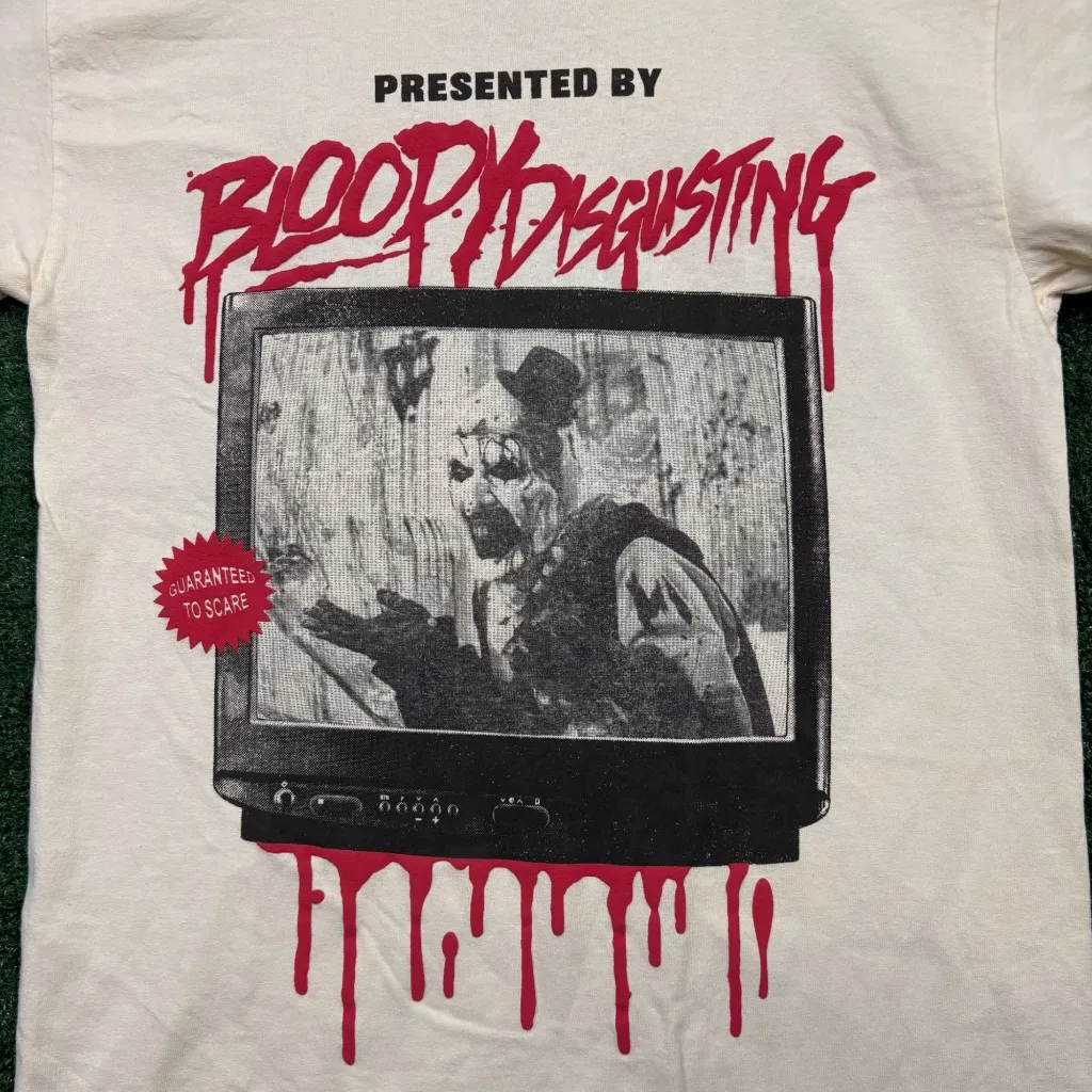 Bloody Disgusting x Terrifier Art the Clown Horror T-Shirt Size Medium - Image 2