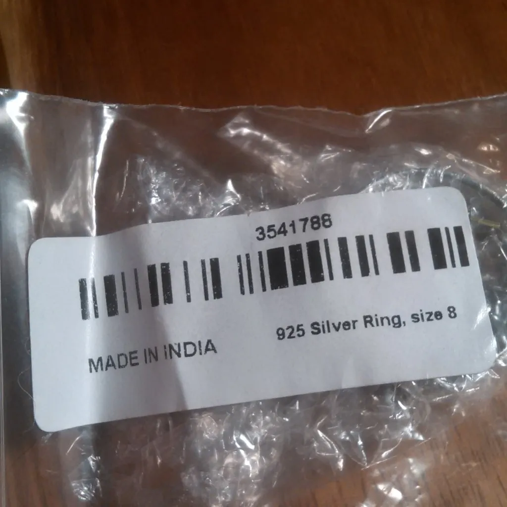 Sterling Silver Spinner Band Ring (size 8) - Image 13