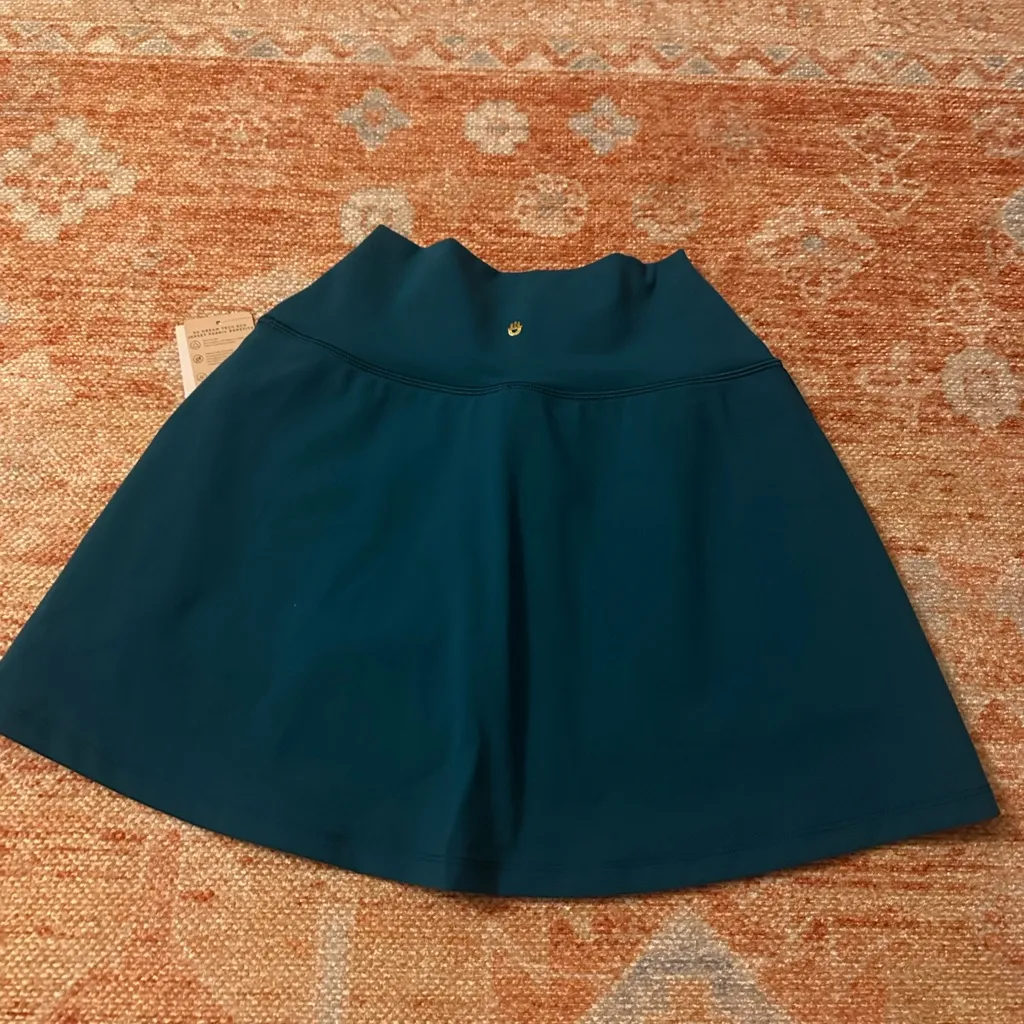 NWT Spiritual Gangster Nyla Active skort Skirt With Taping teal size XS - Image 6