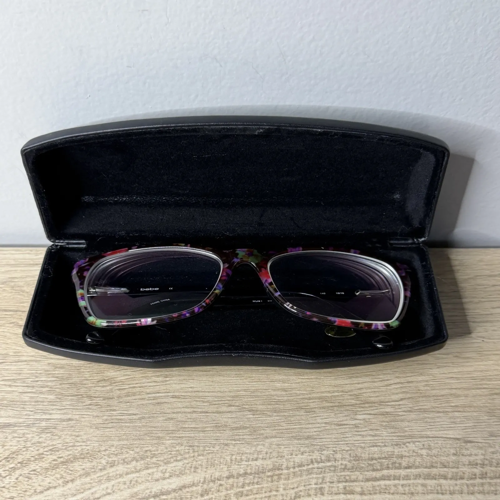 Bebe Rosy Eyeglasses Floral Frame BB5118 Jet Retro Mod Colorful Womens with Case - Image 14