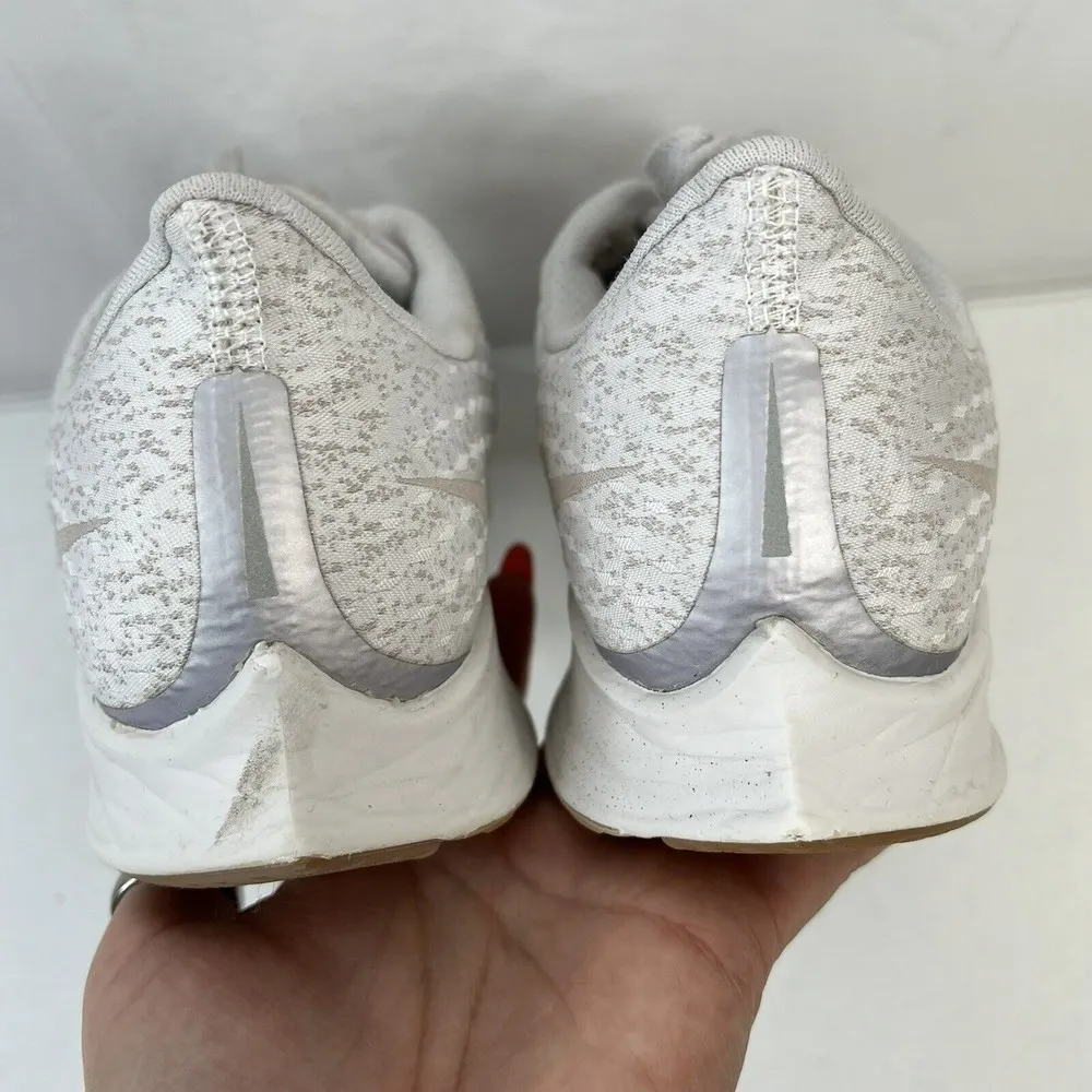 Nike Size 7.5 Air Zoom Pegasus 35 Premium Running Shoes Vast Grey AH8392-002 - Image 10