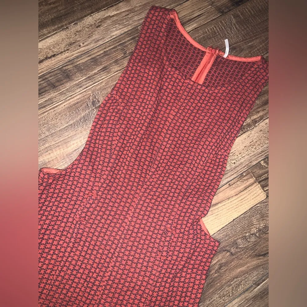 Chic Red plaid Free People Mod Mini Romper in Red / belt loops fall boho revolve - Image 5