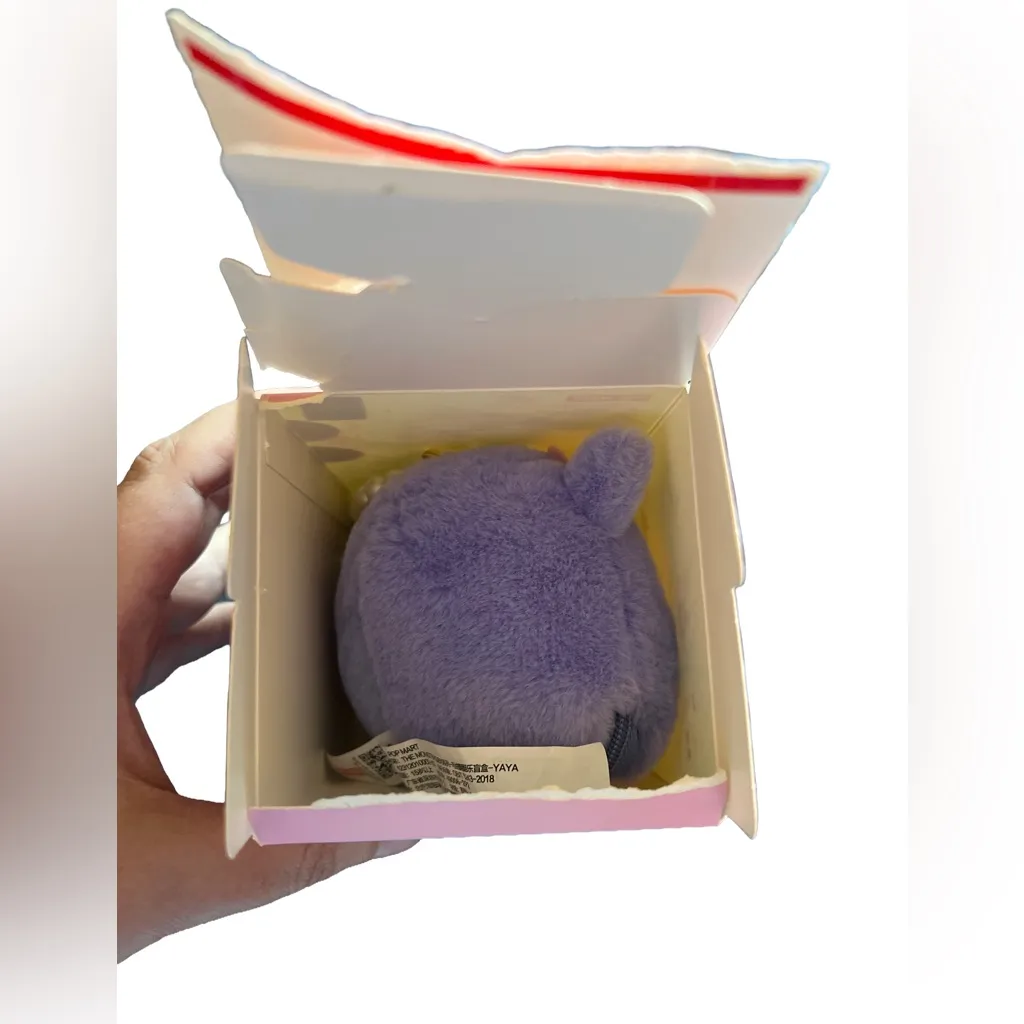🆕 LABUBU Pop Mart Monsters Party Reversible Plush Purse Charm “Yaya” Full Incl. Purple - Image 12
