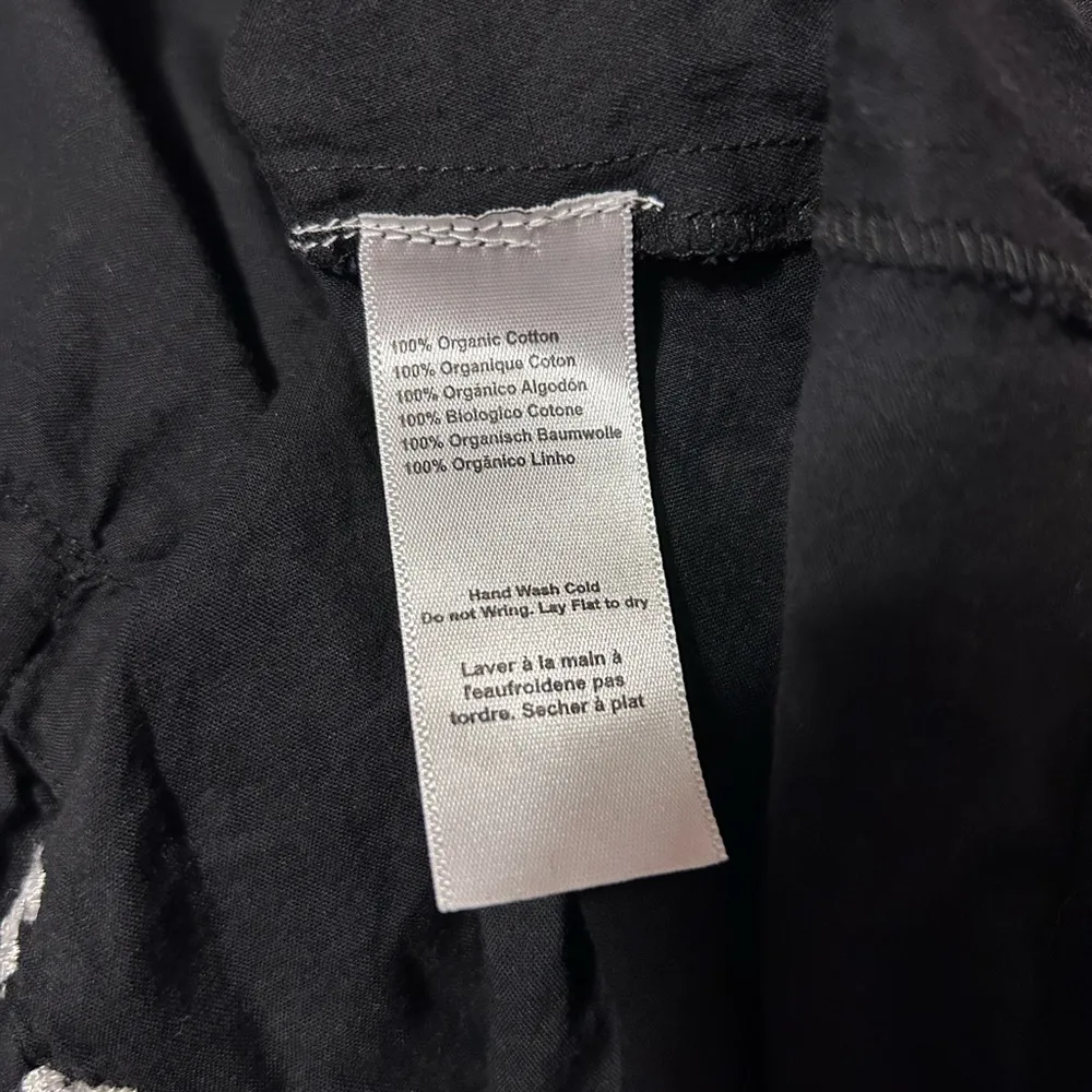 INDIA COLLECTION BY EMERSON FRY Bardo top embroidered black white XS - Image 4