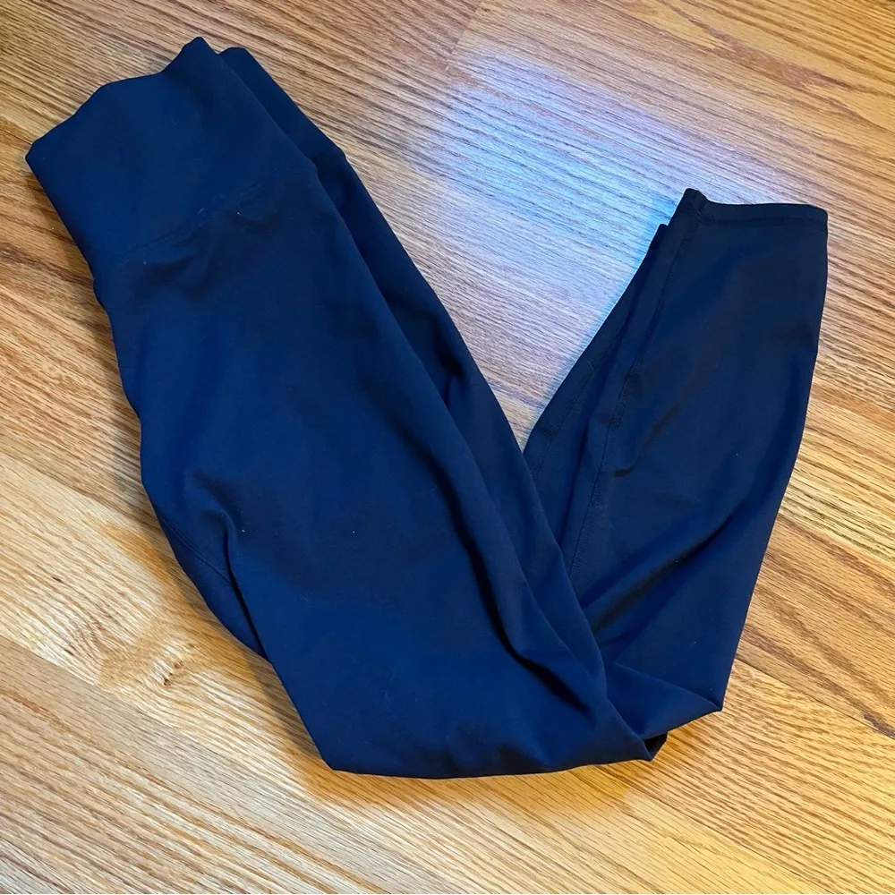 Fabletics corset back navy blue leggings - Image 3