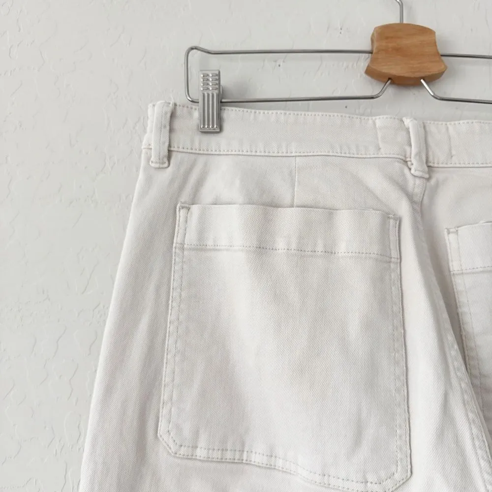 Everlane Cropped Straight Leg Jeans Sandstone Size 14 - Image 13