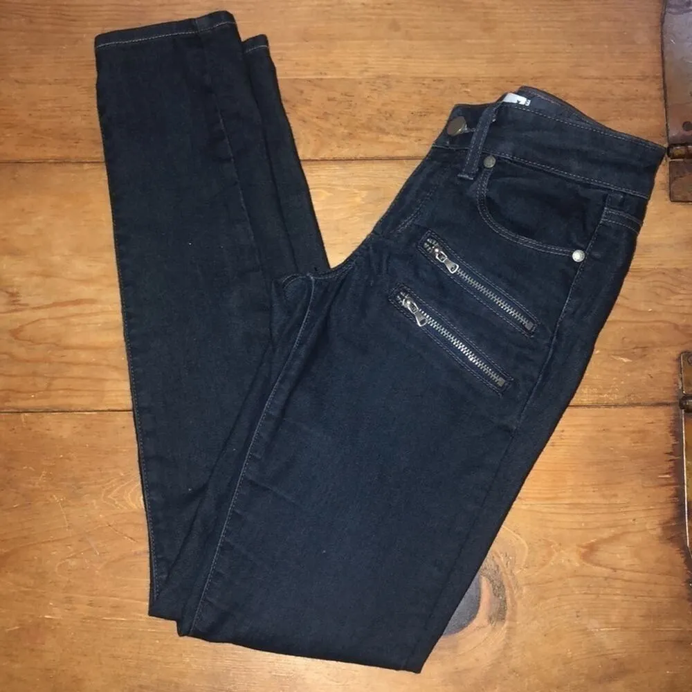 PAIGE TRANSCEND EDGEMONT MID-RISE SKINNY STRETCH DAYTON N/WHISKERS - Image 2