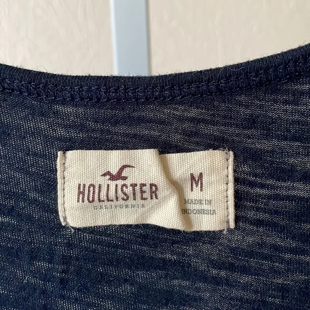 Hollister cute navy bow ruffle racer back tank - Image 4