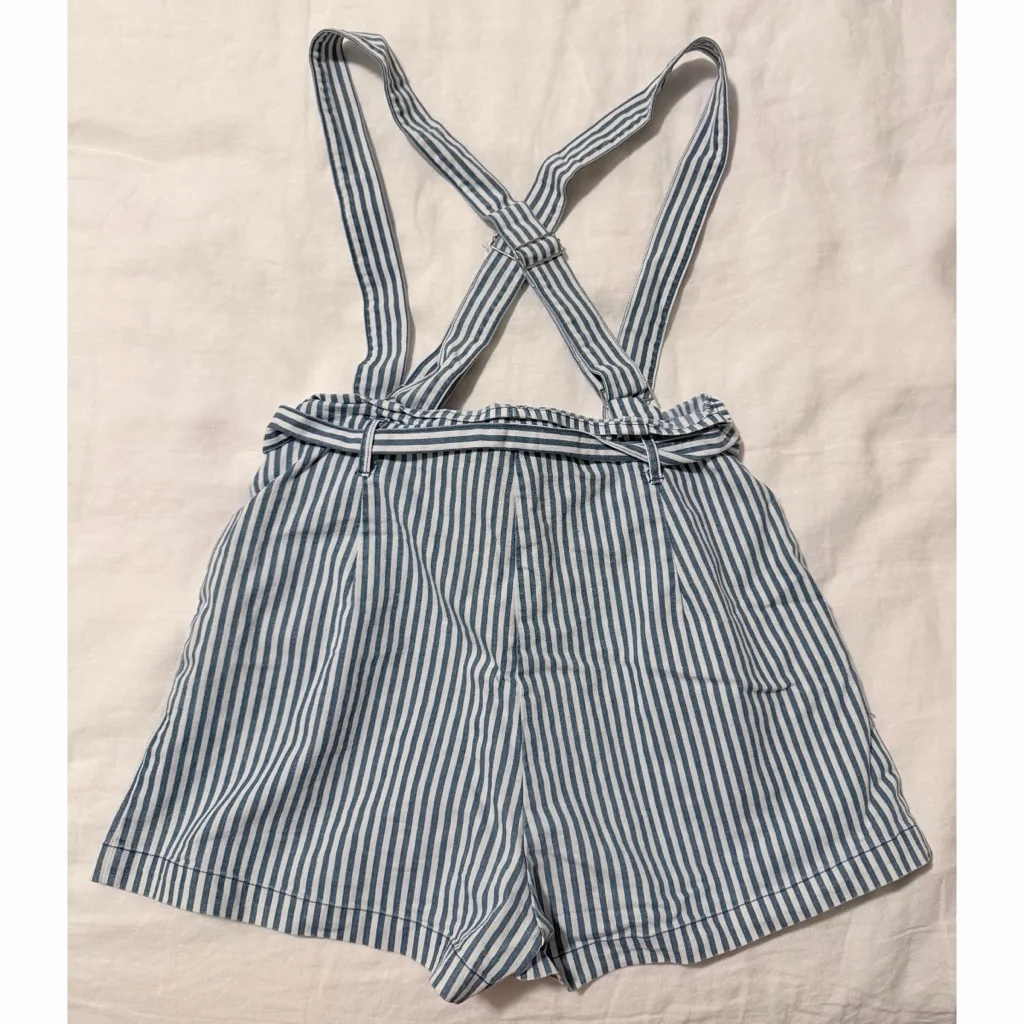 Kittenish Blue and White Striped Shorts - Image 6