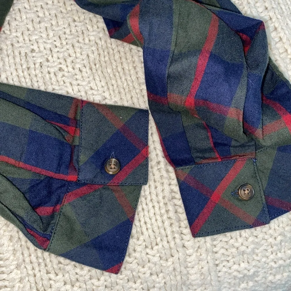 Terra & Sky plaid button up top size 2X new with tags - Image 7