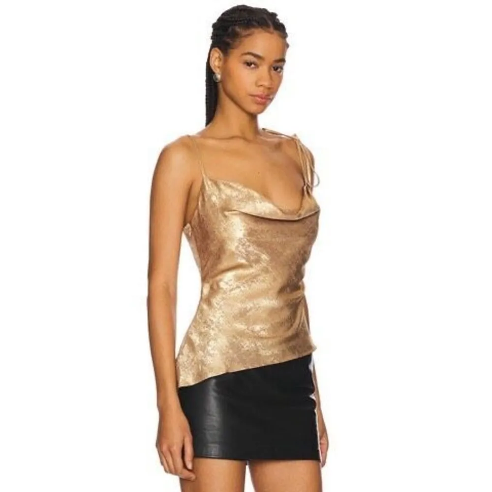 Revolve Superdown Paz Tank Top in Gold Size M - Image 3