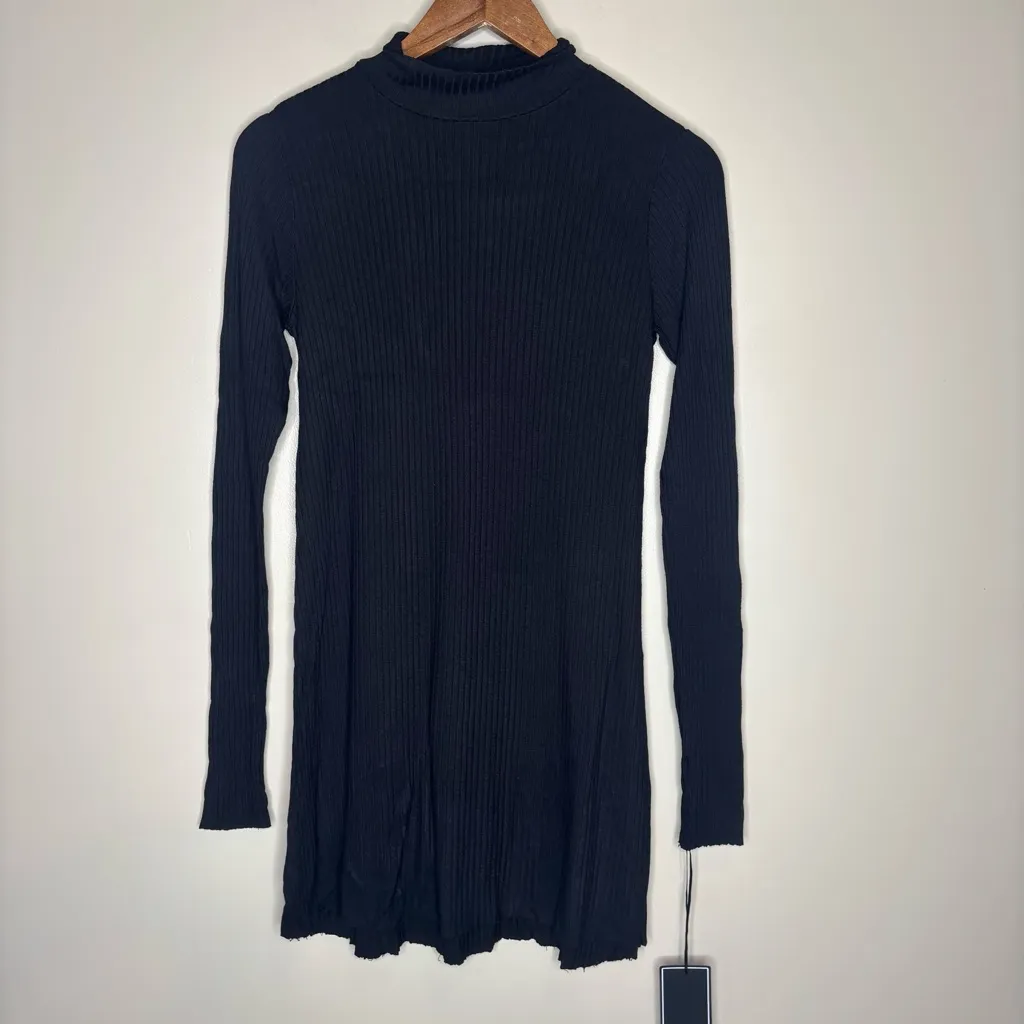 Michael Lauren Muse Long Sleeve Turtle Neck Mini Dress - Image 4
