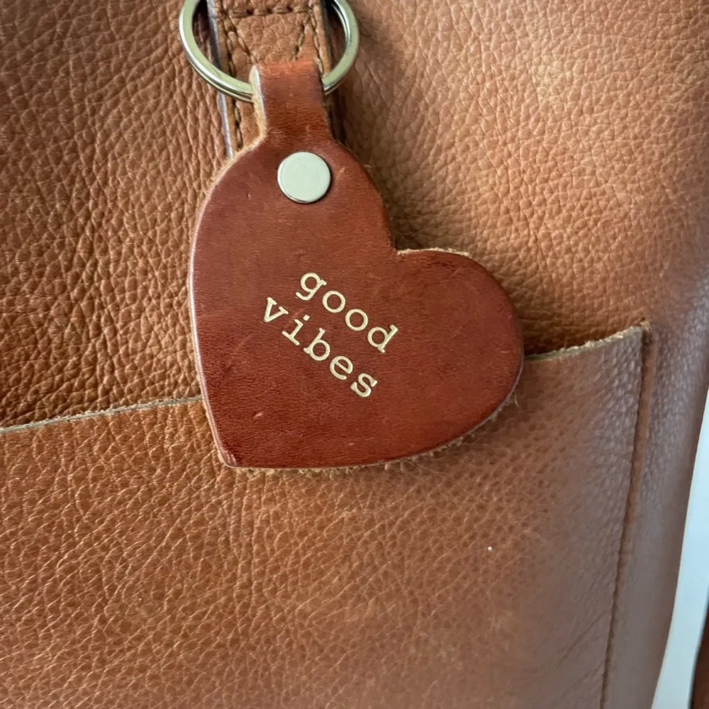 Madewell Brown Leather Transport Tote Bag - Image 2