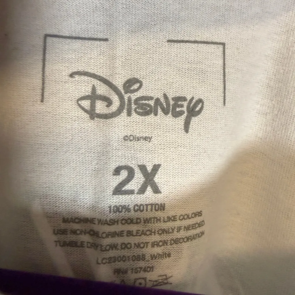 Disney White Cotton T-Shirt - Image 5