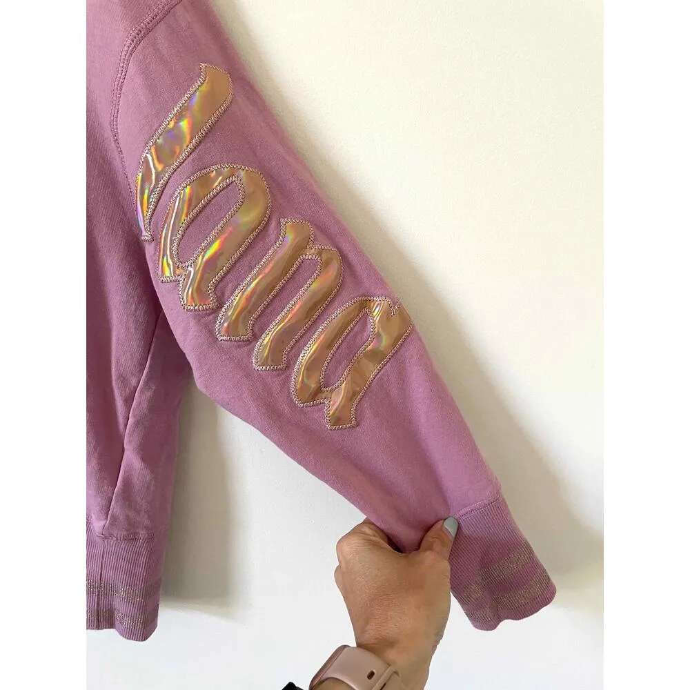 Disneyland Official Parks Crewneck Sweatshirt Purple Size Small - Image 4