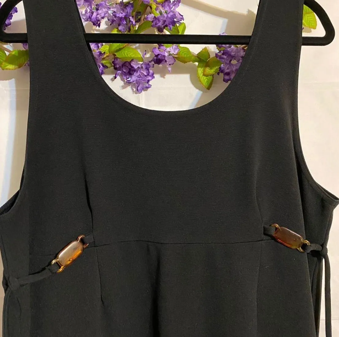 Tomorrow's Mother Maternity Sleeveless Black Dress - Image 3