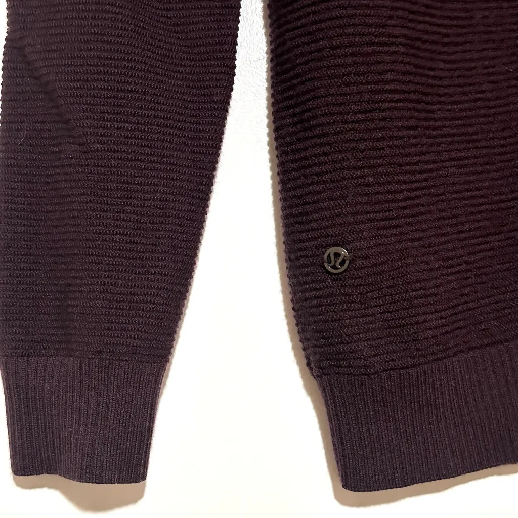 Lululemon  Black Cherry Simply Wool Sweater - Image 6
