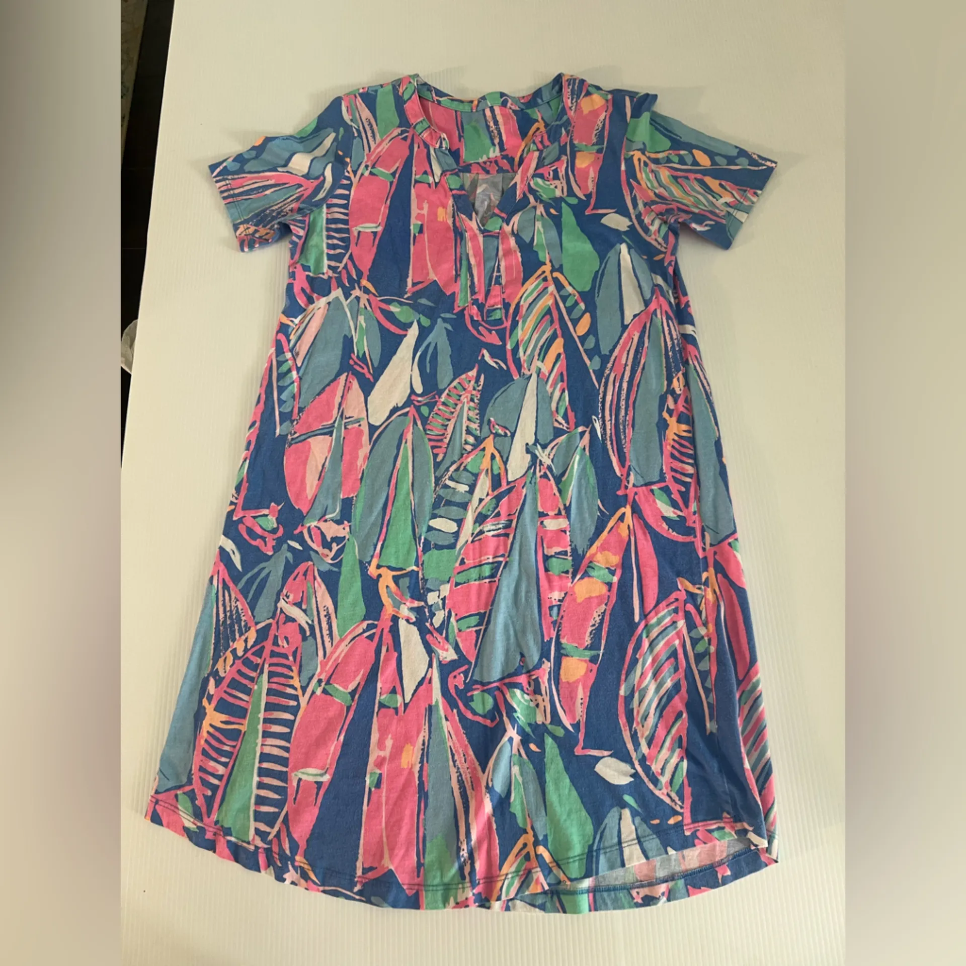 Lilly Pulitzer every day short sleve dress house dress shift dress - Image 7