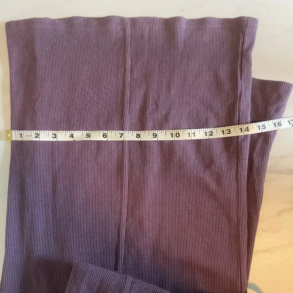 Free People Free-est Avenue Women's Ribbed Knit Jumpsuit Size S Purple One Piece - Image 14