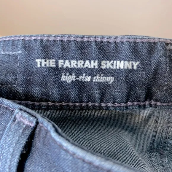 AG Adriano Goldschmied Women’s‎ The Farrah High Rise Skinny Jeans Size 25 - Image 12