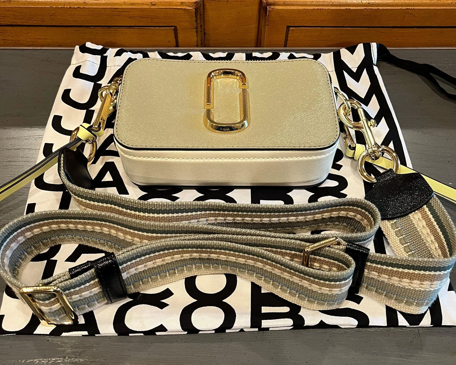 Marc Jacobs The  Snapshot Crossbody - Silver Sage Multi - Image 5