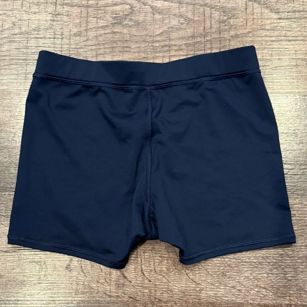 Nike Dri-Fit Navy Blue Spandex Running Shorts Size Small Workout Athletic Sports - Image 3