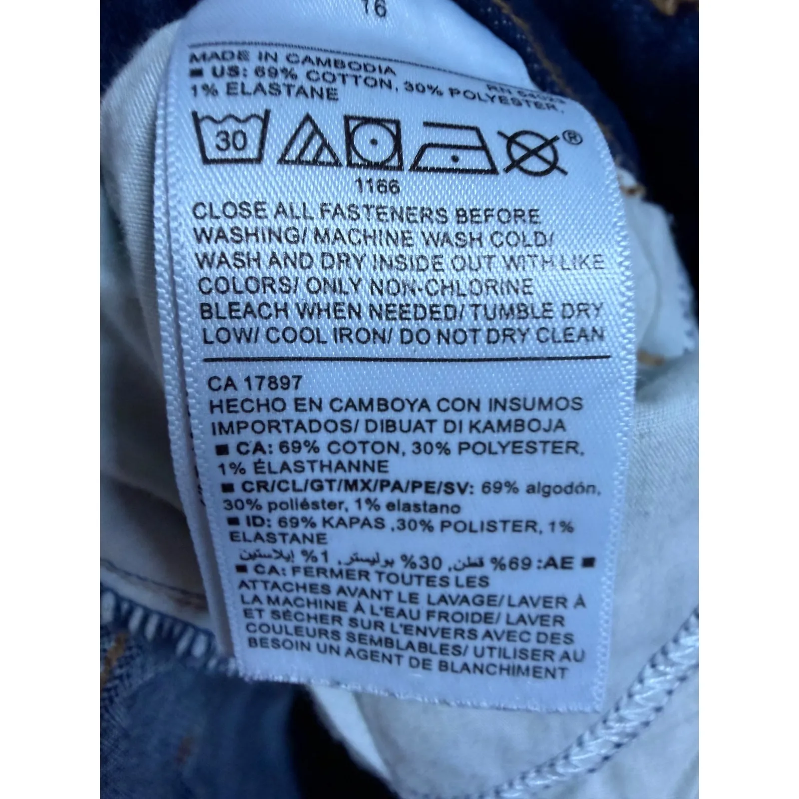 Old Navy Dark Wash High Rise Super Skinny Denim Jeans Size 16 Plus Size Mom Jean - Image 6