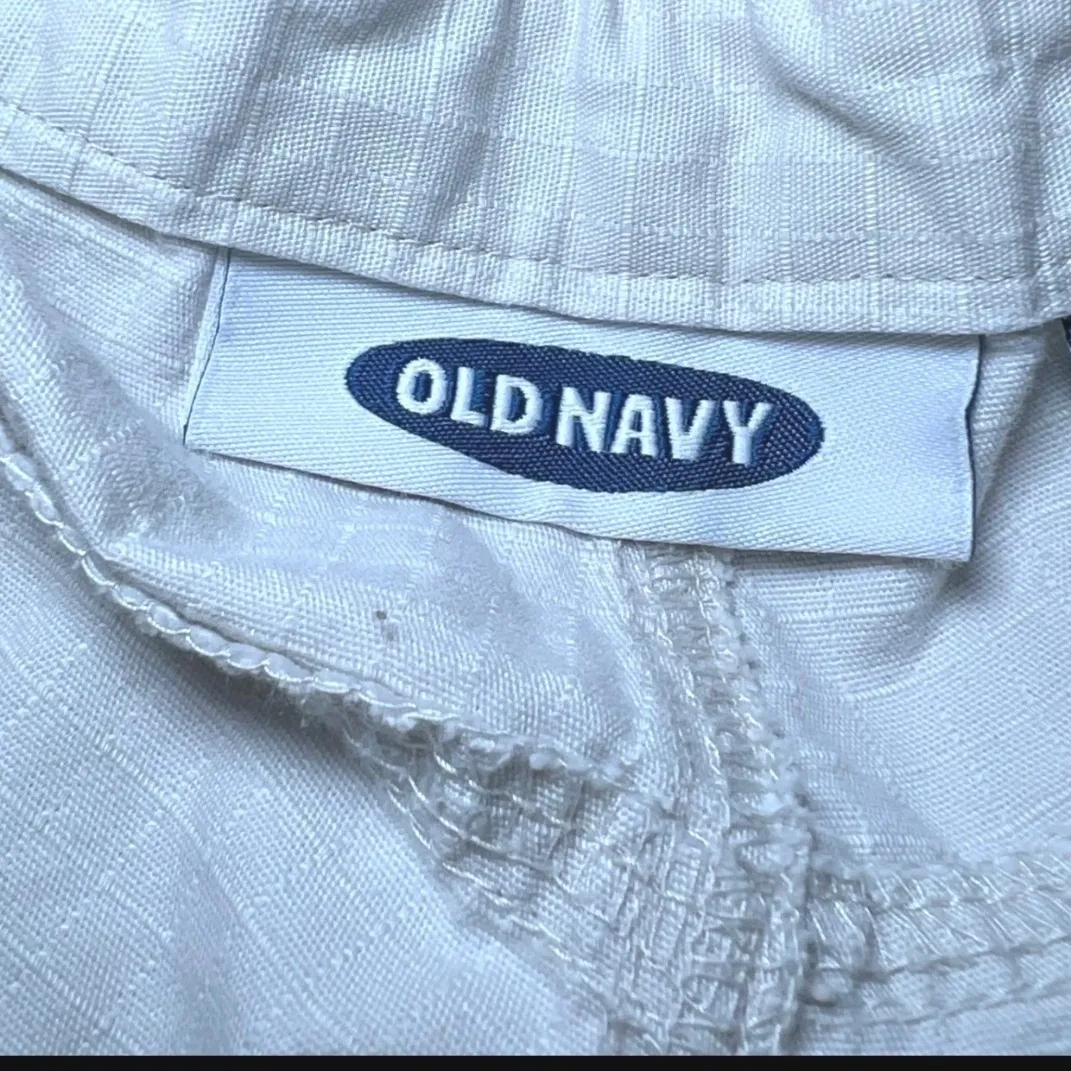 Old Navy Cargo Capri Pants Womens 8 Khaki Drawstring Vintage Y2K Utility Casual - Image 4