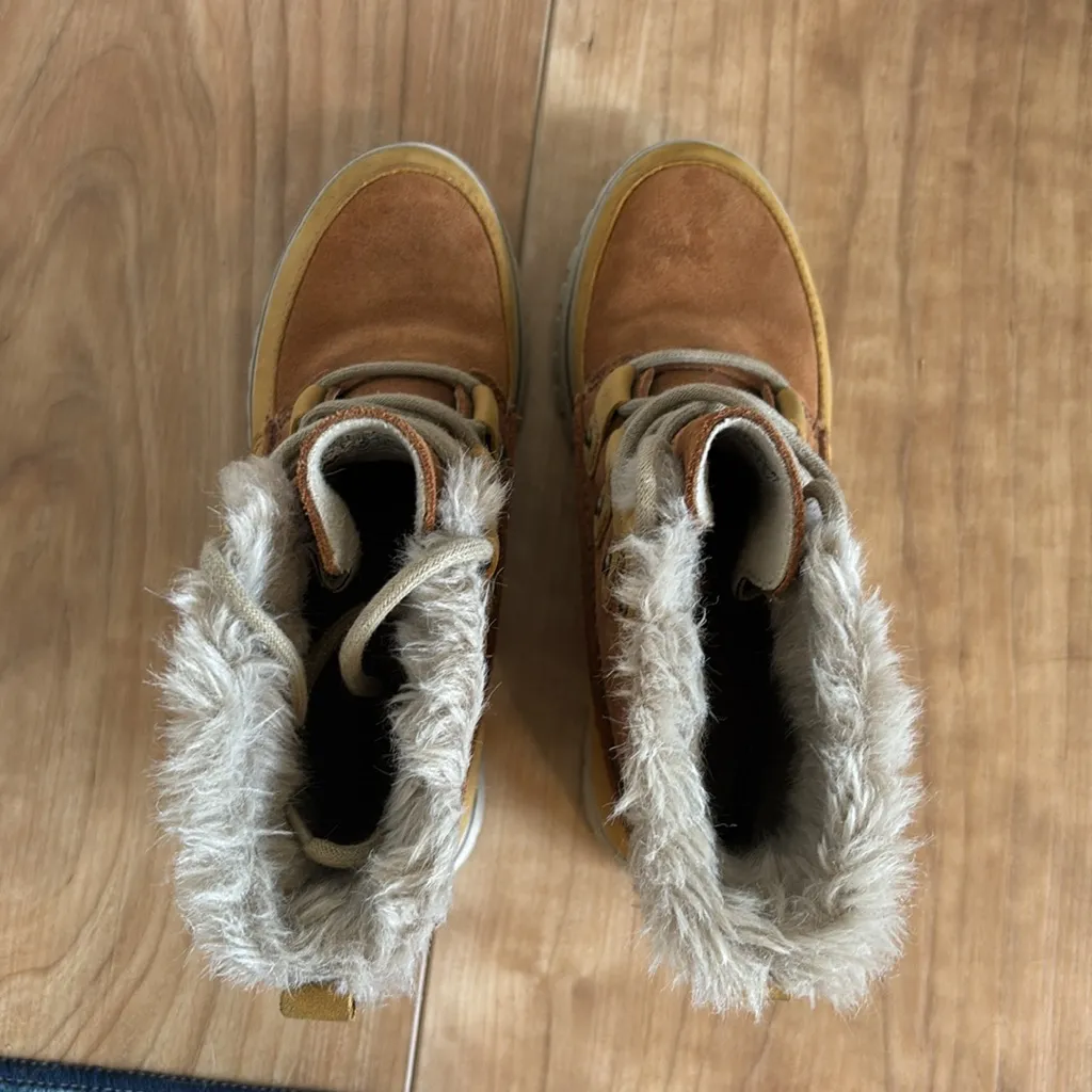Sorel Cozy™ Joan Waterproof Leather Boot Size 7 Waterproof Microfleece Suede - Image 11