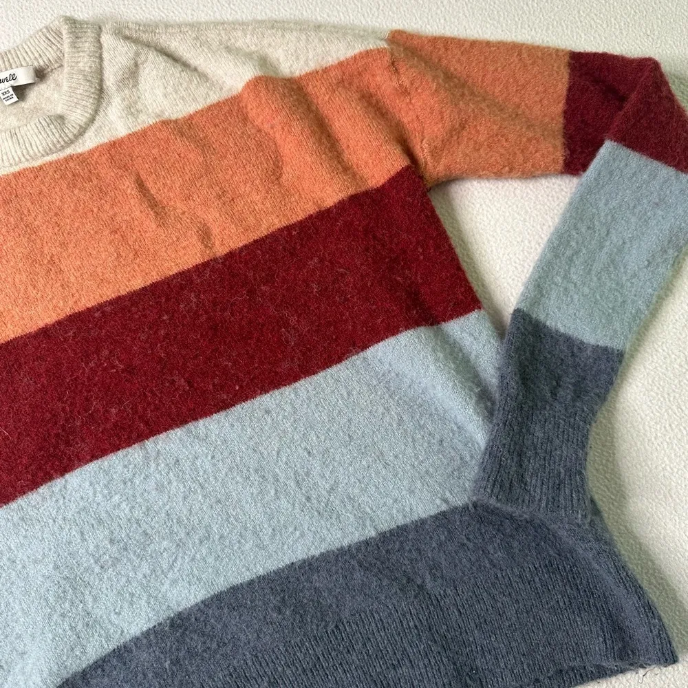 Madewell Crofton Striped Pullover Sweater in Coziest Yarn - Image 7