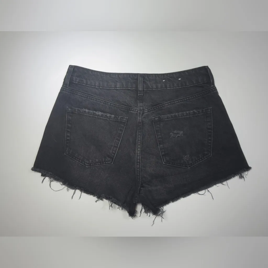 Garage Women's Dark Denim Jean Shorts 🩳 🖤🩶 - Image 2