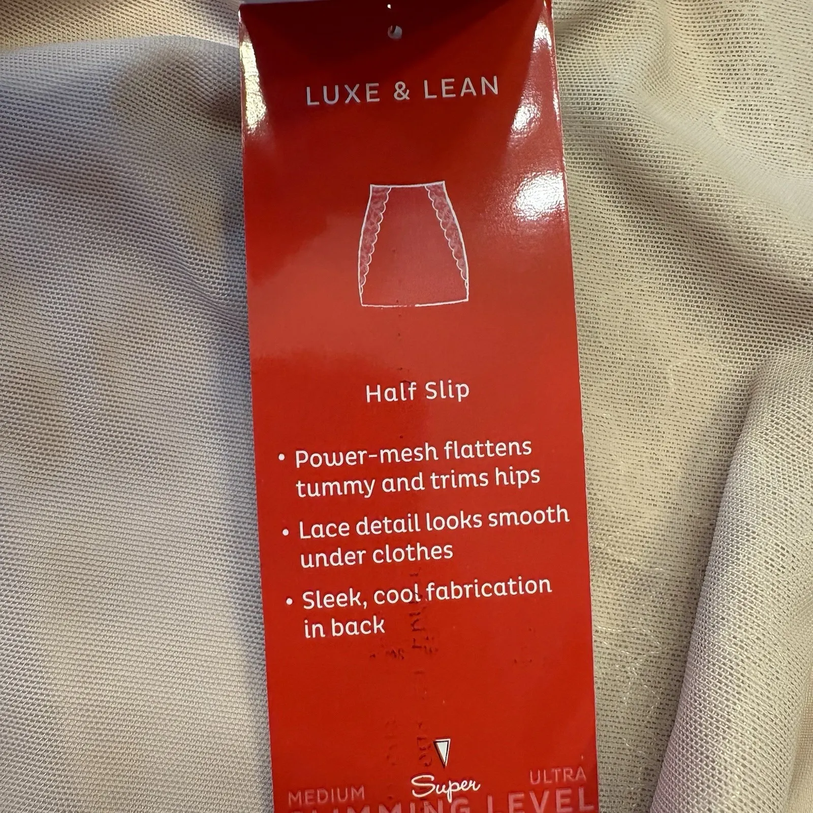 Assets Red Hot Spanx 1686 Luxe & Lean Half Slip Skirt Plus Size 1X Rose Dust NEW - Image 6