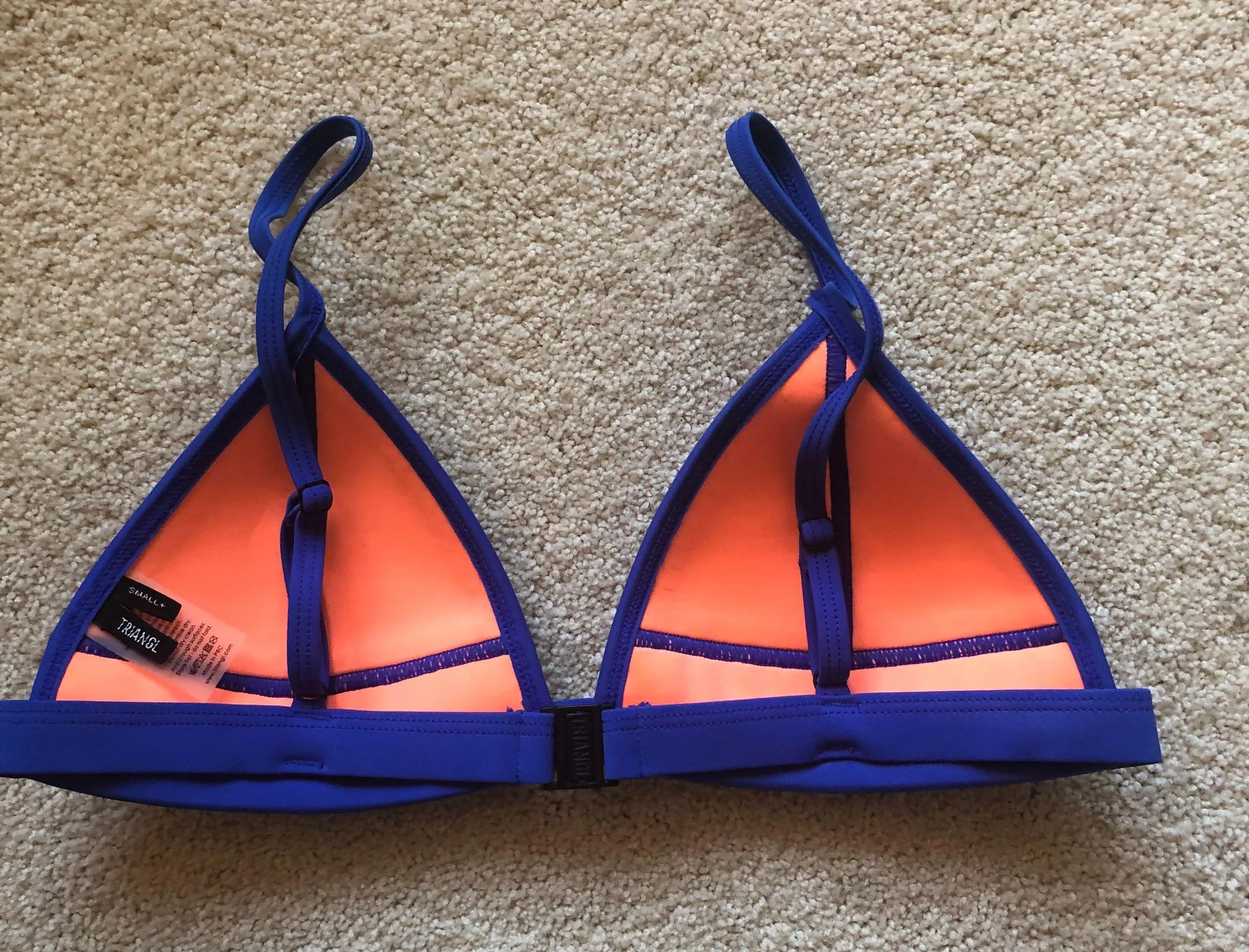Triangl Neoprene Crochet Bikini Top - Image 3