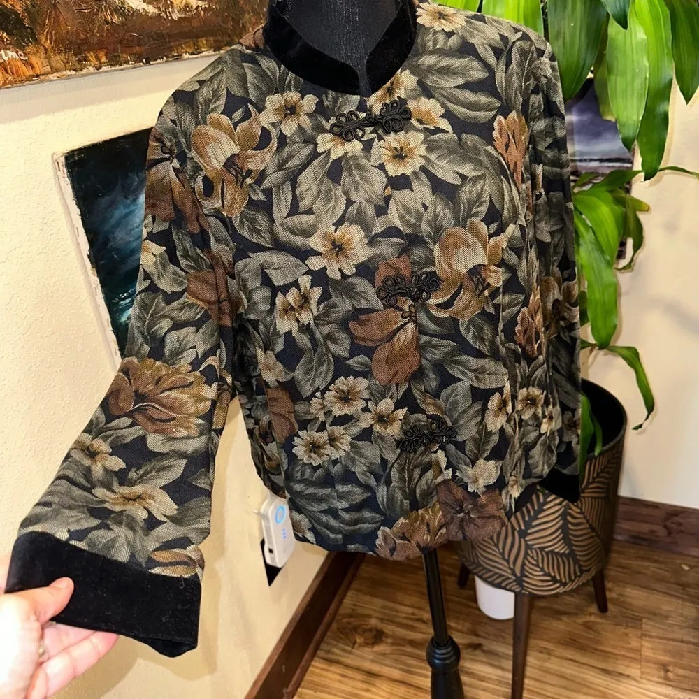 EUC  JESSICA HOWARD blazer oriental style jackets vintage tapestry style SZ 18 - Image 8